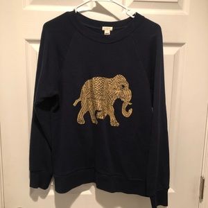 J Crew Elephant sweater